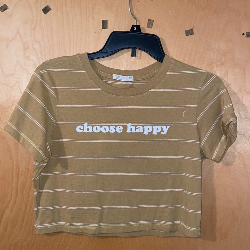 Cotton On Small Yellow Crop top